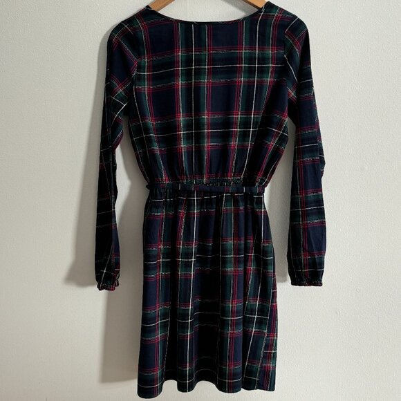 The Children's Place Girls Plaid Peasant Dress - Tidal - Size XXL (16) - NWT - Picture 2 of 7